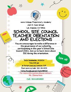 ssc teacher meeting flyer